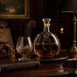 Louis XIII Elegant Tulip-Shaped Glass Wine Bottle