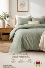 The Linden™ Cotton Duvet Cover – Linen-Inspired Comfort Collection