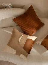 Classy Scandinavian Modern New Chinese Style Accessible Luxury Sofa Black and White Ink Painting Embroider Cotton Linen Classy Pillow Living Room Cushions - Julia M LifeStyles