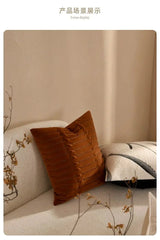 Classy Scandinavian Modern New Chinese Style Accessible Luxury Sofa Black and White Ink Painting Embroider Cotton Linen Classy Pillow Living Room Cushions - Julia M LifeStyles