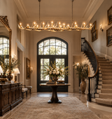 The Extended Lodge Linear 16-Light Resin Antler Chandelier