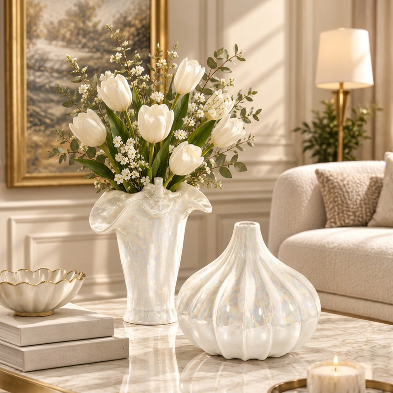 Luma Modern Ceramic Decorative Vase