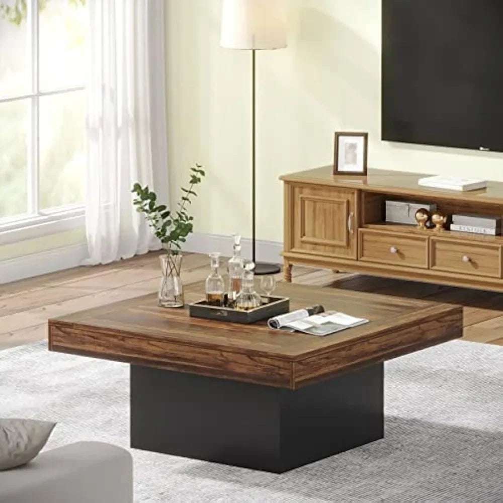 Coffee Table for Living Room Black Rustic Brown Square Coffee Table With LED Lights Tables Coffe End Café Furniture Coffee Table for Living Room Black Rustic Brown Square Coffee Table With LED Lights Tables Coffe End Café Furniture 1005006323105009-United States 306