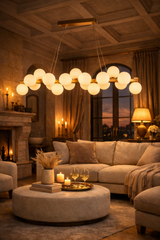 Aurelia Bubble Glass Pendant Chandelier