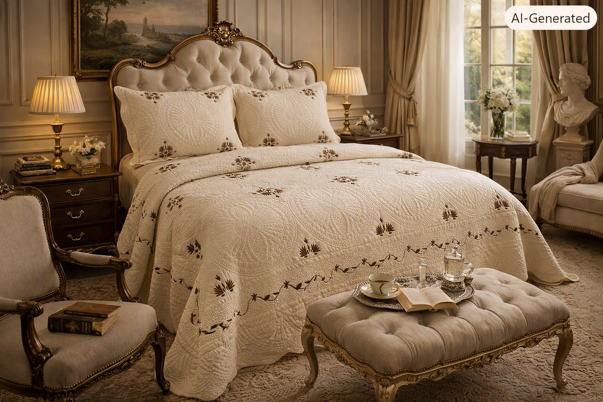 The Beaumont Heirloom™ Quilted Coverlet Set