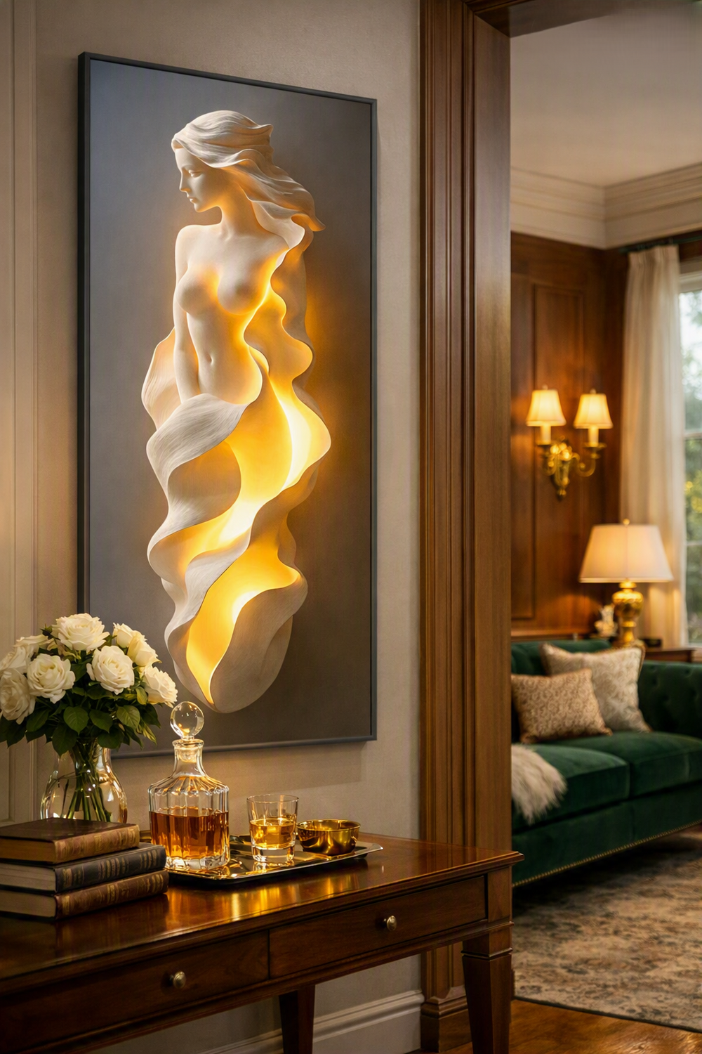 Lumière Illuminated Abstract Wall Art