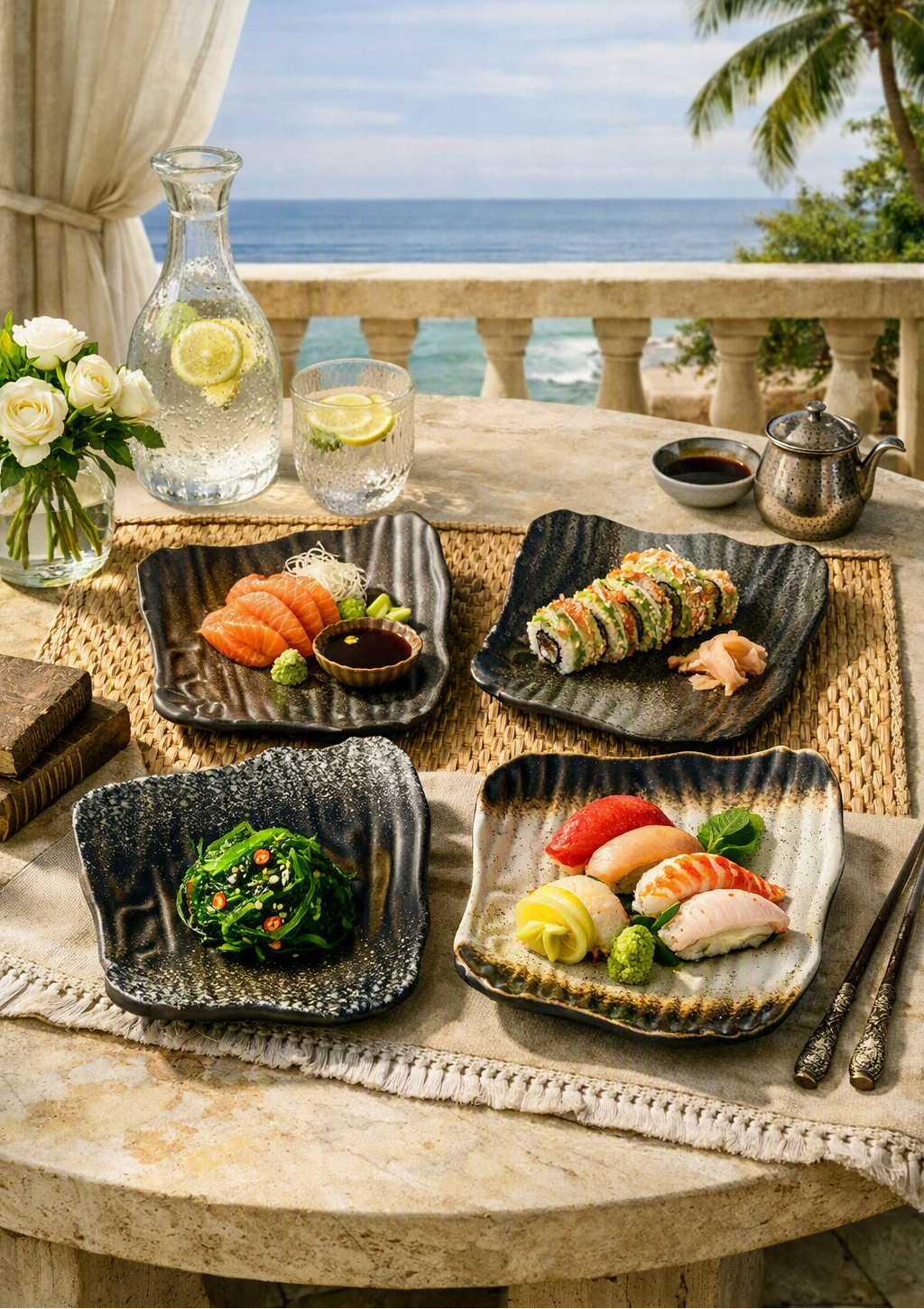 Kanso™ Sculptural Porcelain Plate