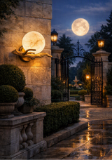 Carrara Marble Outdoor Wall Sconce