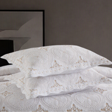 The Kensington Atelier™ | Embroidered Cotton Coverlet Set