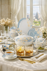 The Dynasty Evening Tableware Set | 16-Piece New Bone China Collection