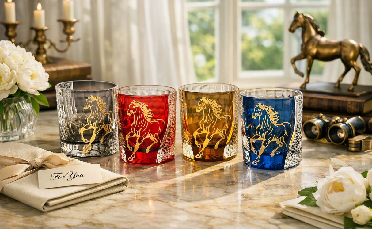 Imperial Edo Kiriko Crystal Celebration Tumbler