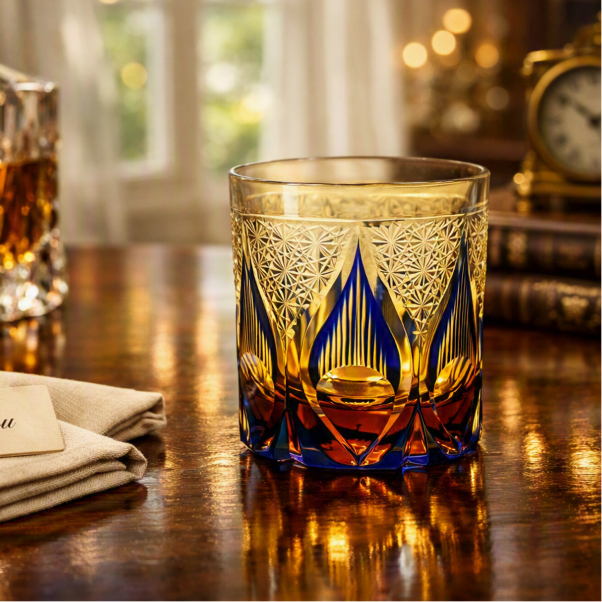 The Hikari Cut Crystal Whisky Glass