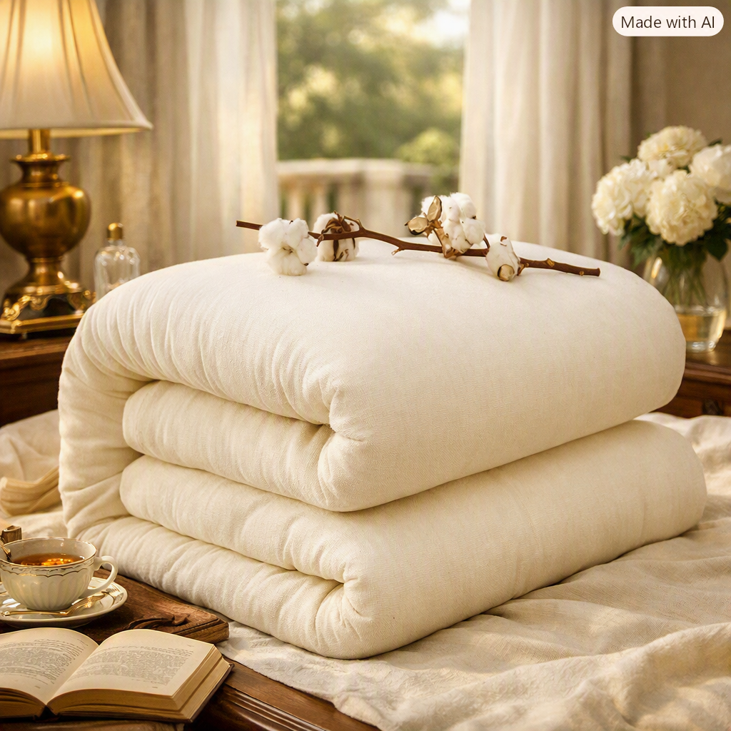 Premium Cotton Quilt – Soft Breathable Bedding