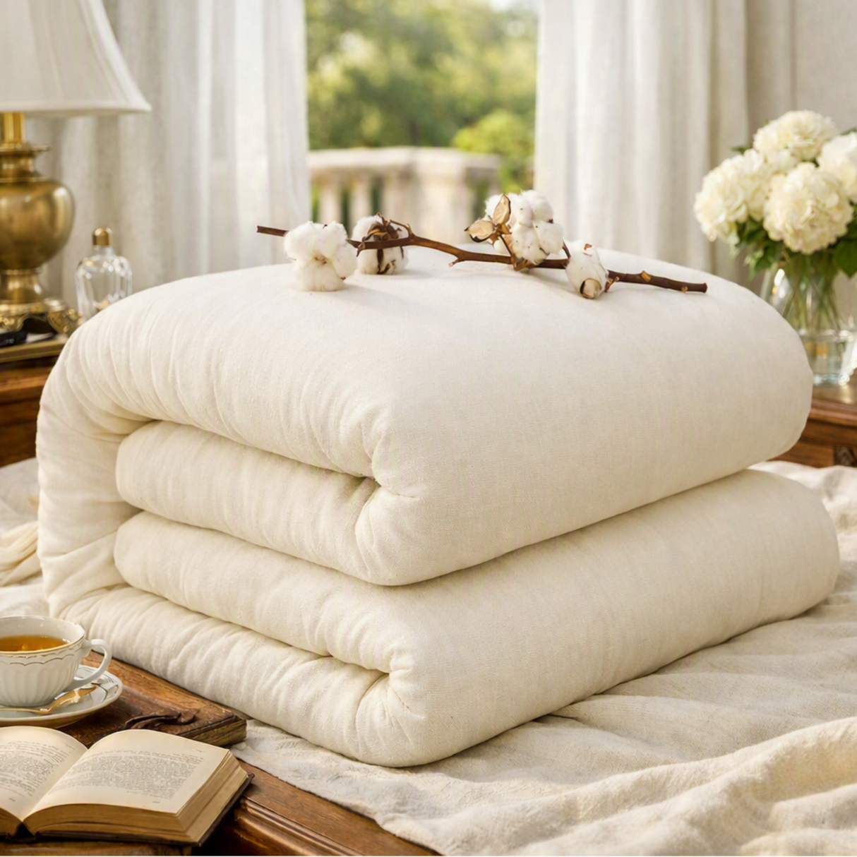 Premium Cotton Quilt – Soft Breathable Bedding