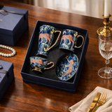 Jungle Cheetah Bone China Coffee Cup & Mug Set
