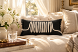 Woven Cotton Rope Lumbar Pillow