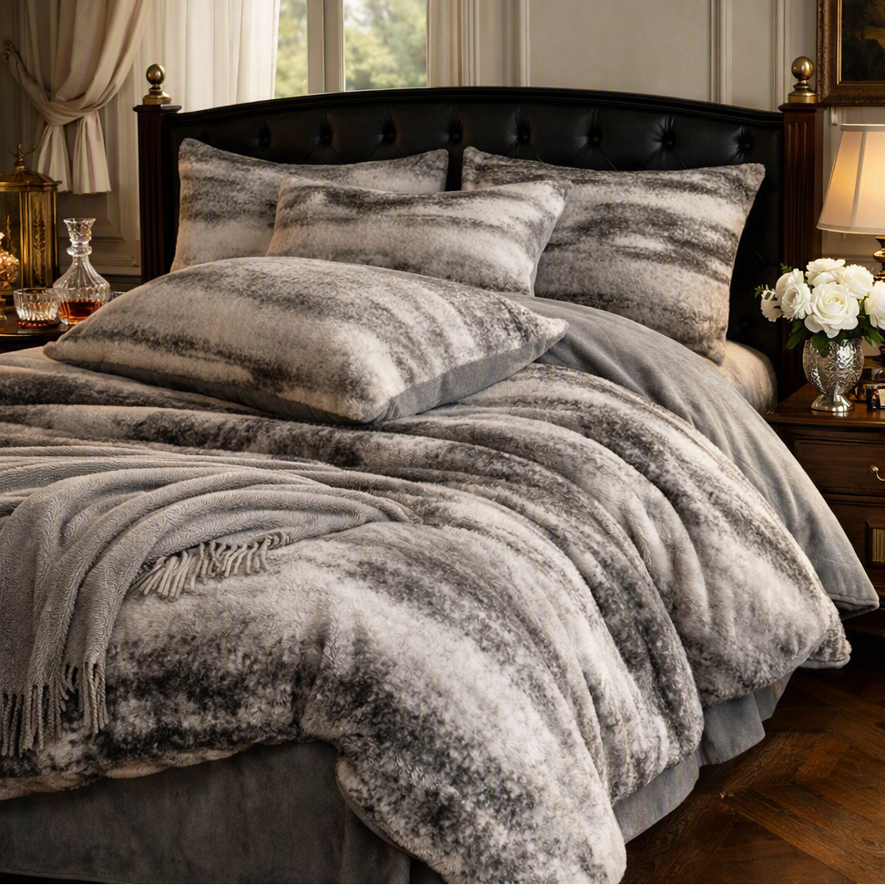 Velvet Reverie Four-Piece Bedding Set