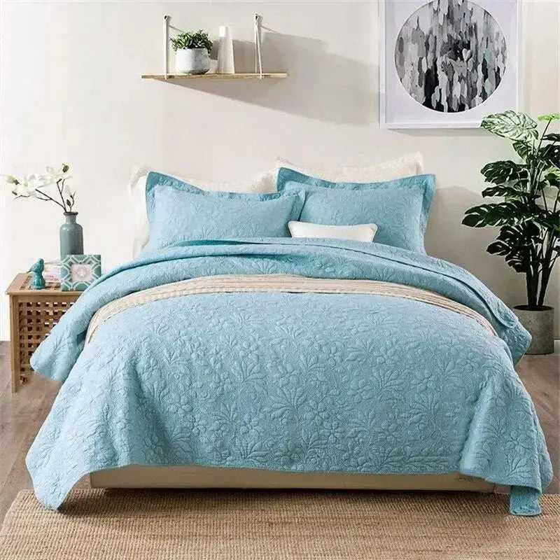 Cotton Patchwork Quilt Set - Julia M LifeStyles