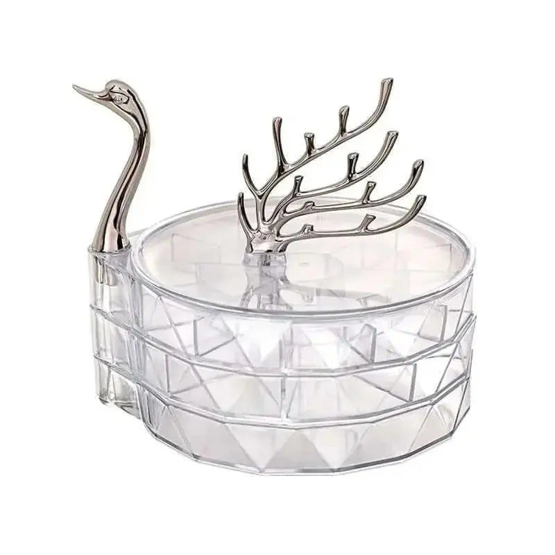 Creative 3 Layers Swan Jewelry Organizer Display - Julia M LifeStyles