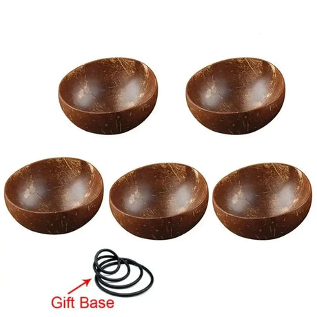 Creative Coconut Shell Fruit Salad Rice Bowl Set 🌴🥥 - Julia M LifeStyles