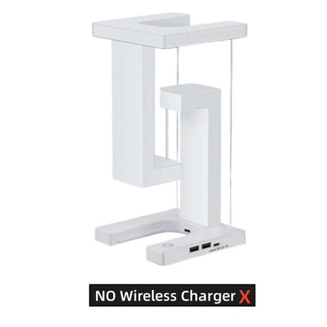 Creative Smartphone Wireless Charging Suspension Table Lamp Balance Lamp Floating For Home Bedroom Creative Smartphone Wireless Charging Suspension Table Lamp Balance Lamp Floating For Home Bedroom 1005005721427966-White classic 45
