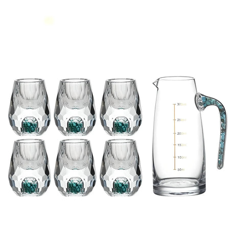 Crystal Elegance: 10-Piece White Wine Glass Set with Gold Accents - Julia M LifeStyles