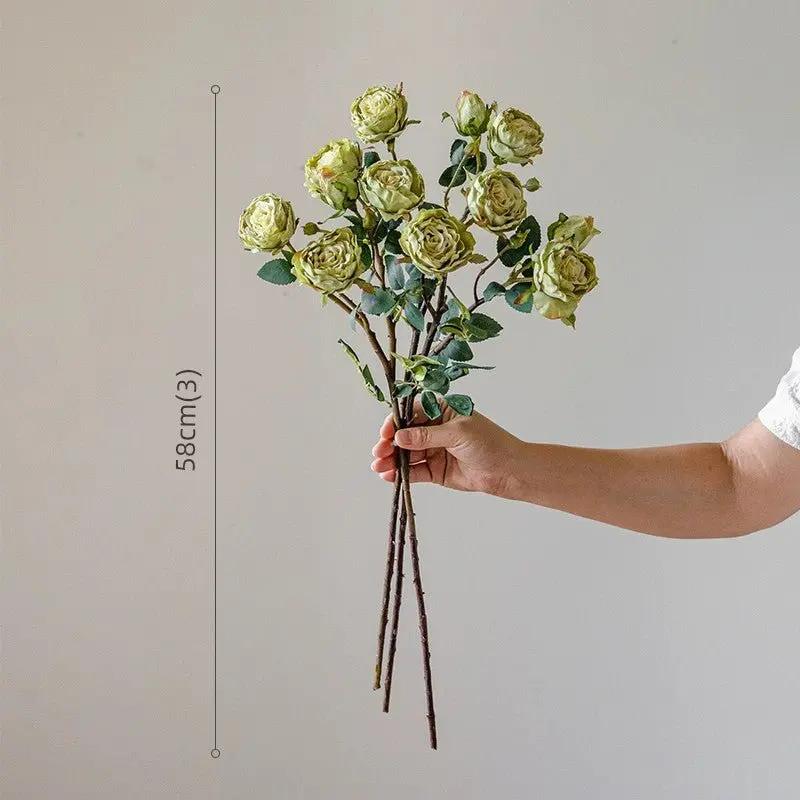 Cuddly Culvert Artificial Rose Bouquet for Elegant Home Décor - Julia M LifeStyles
