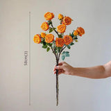 Cuddly Culvert Artificial Rose Bouquet for Elegant Home Décor - Julia M LifeStyles