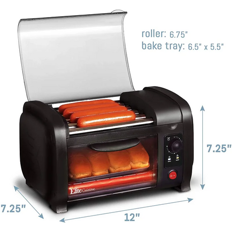 Cuisine EHD-051B Hot Dog Roller and Toaster Oven, black Cuisine EHD-051B Hot Dog Roller and Toaster Oven, black 1005005994005356-United States-us 80