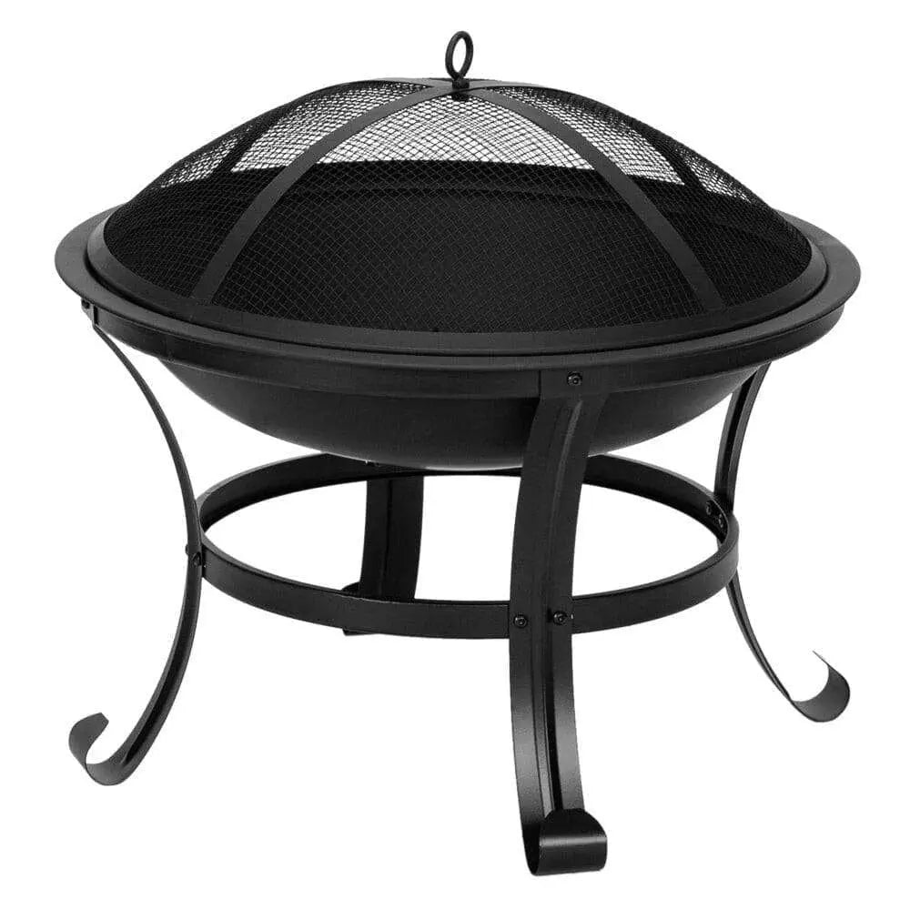 Curved Feet Iron Brazier Burning Fire Pit - Julia M LifeStyles