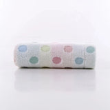 Cute Dot 100% Organic Cotton Face Towels - 2 Pack - Julia M LifeStyles