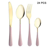 Cutlery Set Western Spoon Fork Knife Set - Home & Restaurant Tableware - Julia M LifeStyles