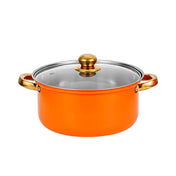 12 - piece wine - red non - stick stainless - steel soup pot set, induction - friendly for kitchen use. eprolo