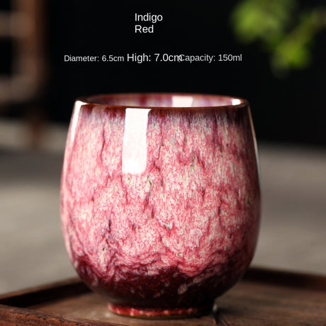 150ML  Ceramic Kung Fu Tea Cup for Home Use, Single Personal Tea Cup, Tenmoku Jian Zhan, Yohen Master Tea Bowl, Tea Cup, Tea Bowl