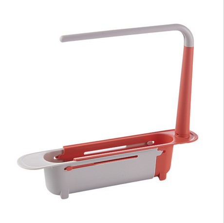 Retractable Kitchen Water Rack & Vegetable Drain Basket Julia M Home & Kitchen