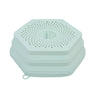 Microwave Oven Anti Spluttering Lid Collapsible Silicone Microwave Food Cover with Plate Microwave Cover lids