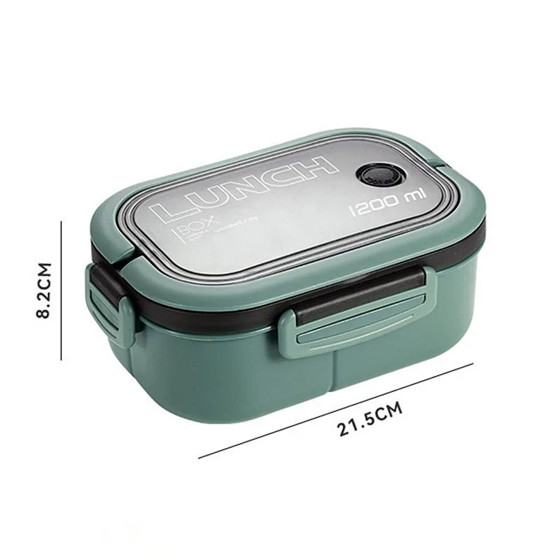 Lunch Box For Kids Compartments Microwae Bento Lunchbox Children Kid School Outdoor Camping Picnic Food Container Portable - Julia M LifeStyles