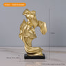 Mini kiss desktop small ornaments modern minimalist figures resin ornaments light luxury creative abstract crafts
