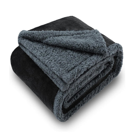Waterproof Sherpa Fleece Blanket Pad - Plush & Cozy Comfort