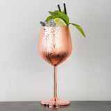304 Stainless Steel Red Wine Glass Silver Rose Gold Goblets Juice Drink Champagne Goblet Party Barware Kitchen Tools 500ml