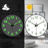 8-inch [20CM] creative living room clock, night light bedroom, simple and non perforated clock wall, clock watch wall - Julia M LifeStyles