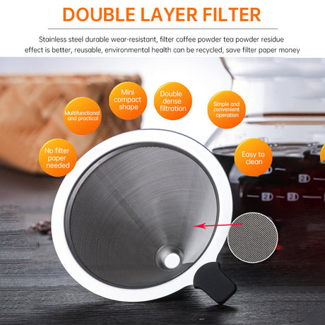 Minimalist High Borosilicate Glass Hand Brewed Coffee Pot