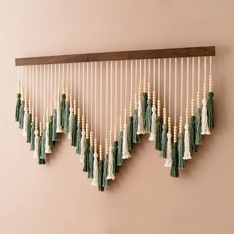 Handmade woven tapestry background decoration Bohemian home decoration wall hanging