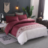 Modern Printed Polyester Duvet Cover Set with Pillowcases