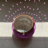 Disco Ball Planter Hanging Mirror Spherical Plastic Flower Pot Horticultural Hanging Basket