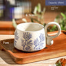 Hand-Painted Blue & White Ceramic Mug