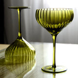 Verdant Bloom Floral Glassware