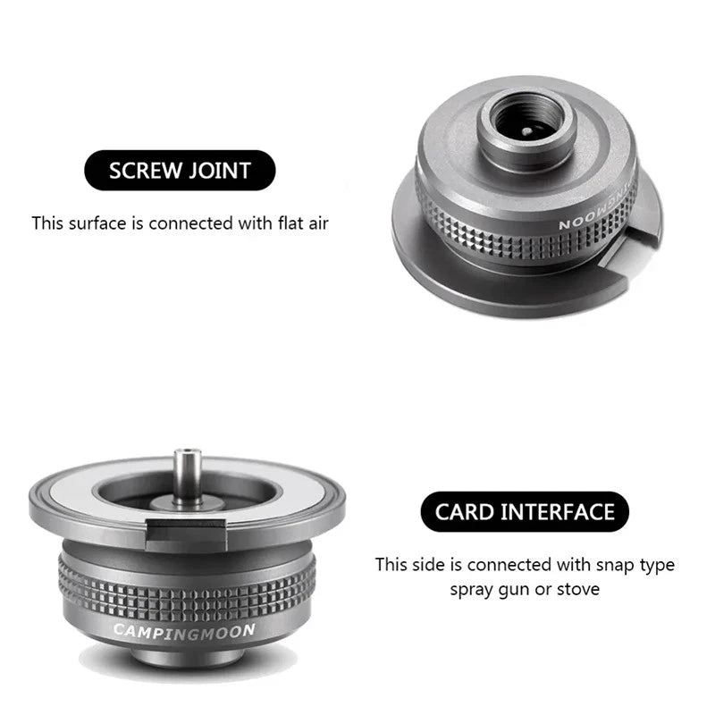 Magnetic Iso Gas to Bhutan Gas Burner Conversion Adapter
