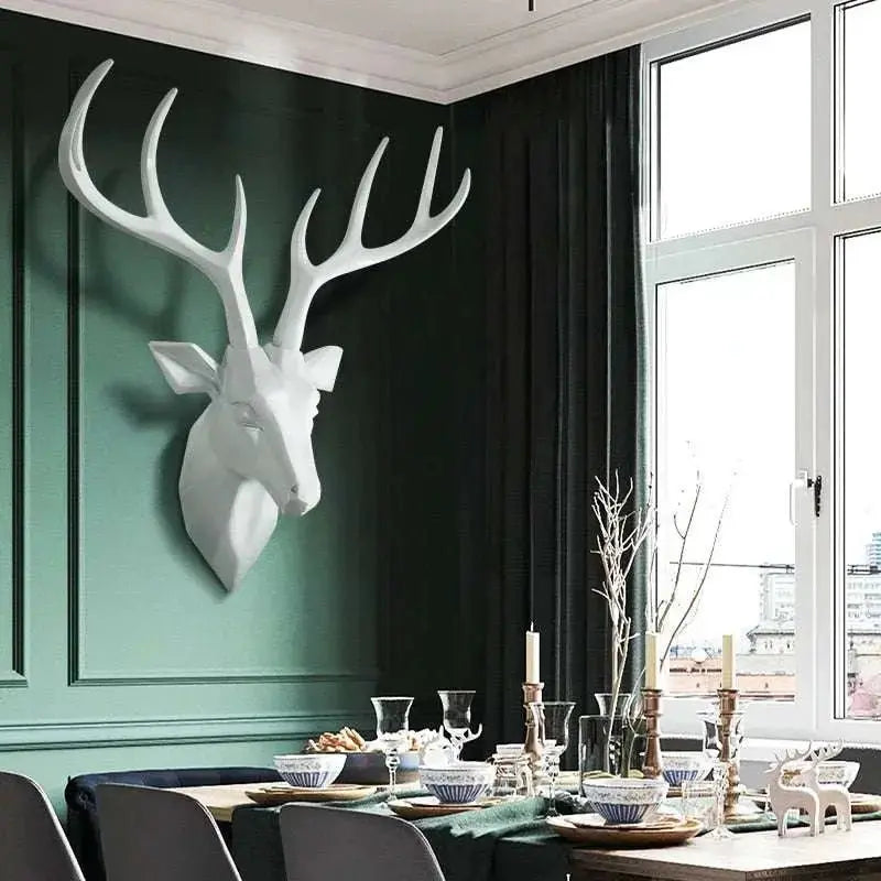 Deer Head Wall Sculpture - Julia M LifeStyles