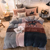 Double-Sided Flannel Fleece Bedding Set - Julia M LifeStyles